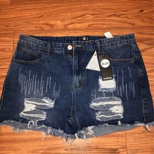 High Waisted Jean Shorts